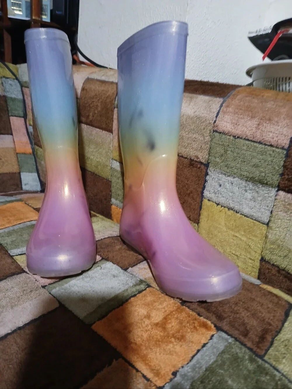 Colorful Rain Boots - Girls Sz 2